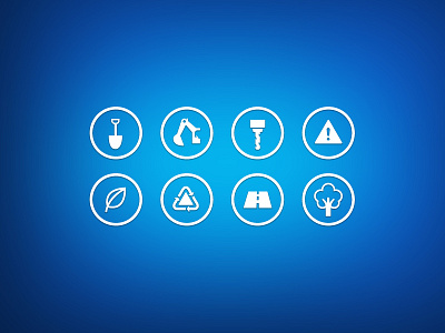 Iconset circle construction icons iconset