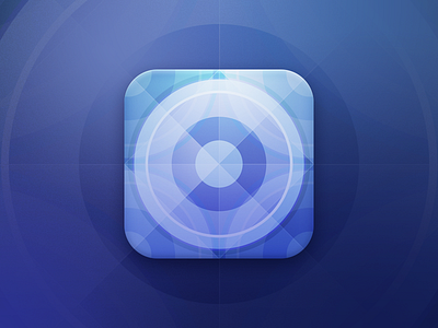 Circular Geometry @2x apple blue circle circular concept geometric geometry icon idea ios ipad iphone purple reflect reflection shape shapes simple transparent vector white