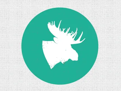 Moosehead illustration moose