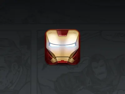 Iron Man icon ios iron man retina