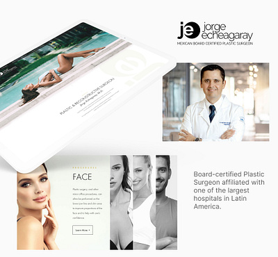 Echeagaray Plastic Surgery Website Design adobe xd design ui ux web design website