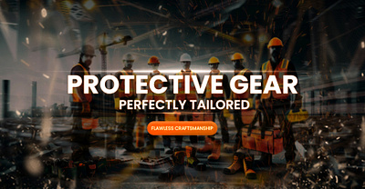 Protective Gear Web Design Samples Banner + Category Images graphic design ui