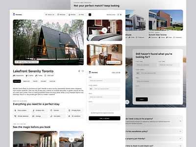 Property Rental Website booking website design land landing page property property website real estate real estate website rental rental website ui web web design webdesign