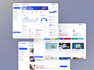 Learning Management System education dashboard ui design learning dashboard ui design learning management ui learningmanagementuidesign