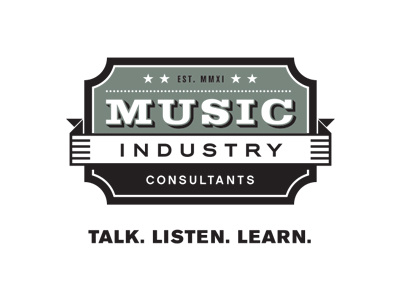 Music Industry Consultants concept logo