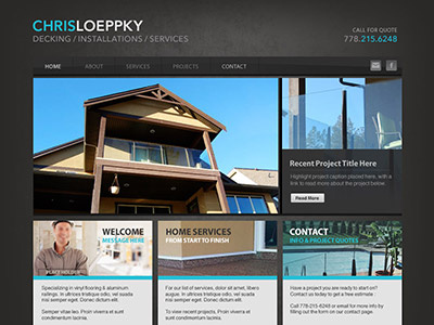 Contractor Website construction website
