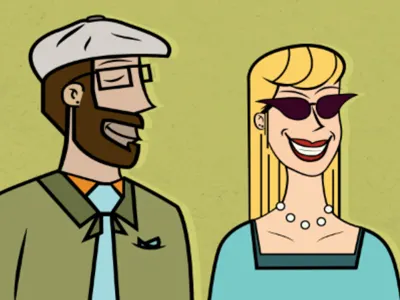 The Coakleys glasses illustration retro stanleysoultaire.com