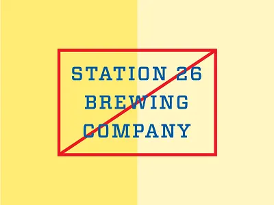 S26BC beer brewery industrial logo typography vitesse