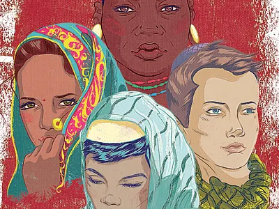 UN Rights of the Child poster 22 afghani african children grunge illustration illustrator muslim pakistani palestinian photoshop poster refugee retro vector rights of the child un vintage