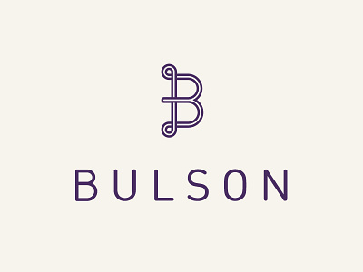 Bulson A architecture logo typography