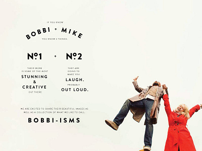 Type + Image bobbi mike editorial layout photography type type and image type composition