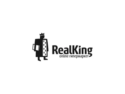 Real king crown king logo notebook royal