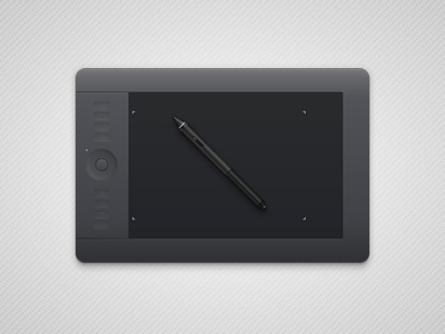 Wacom Intuos5 Graphic Tablet graphic illustration illustrator intuos tablet tutorial vector wacom