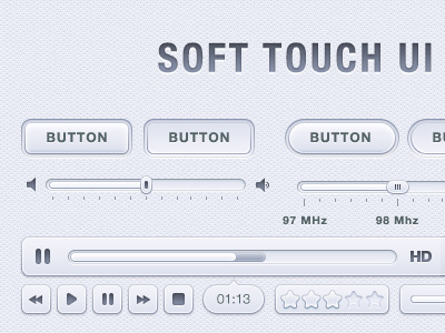 Soft Touch UI kit modern soft touch