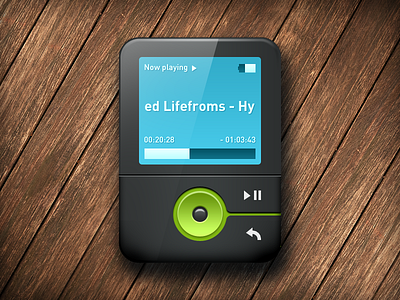 Mini Mp3 Player illustration interface mp3 mp4 music music player player ui user interface