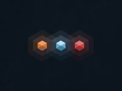 New Project 2 blue hex hexagon illustrator orange photshop red