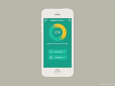 Voting Tool For Tech Startup Demo interaction mobile ui ux voting