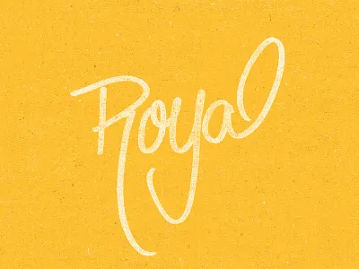 Royal lettering marker royal texture