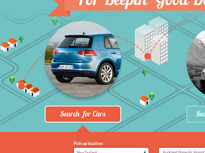 Car Web Layout car css html map web design