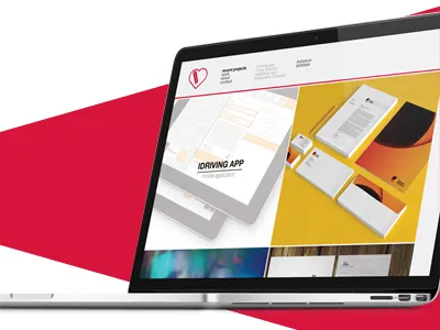 Personal Website clean flat layout minimal simple site ui ux web website