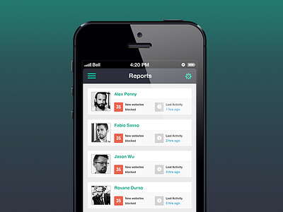 Mobile Security Iphone App flat design iphone iphone app mobile app mobile security