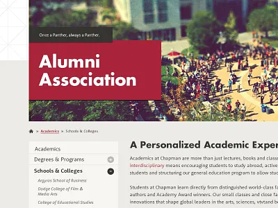 Chapman U new type higher ed typeography