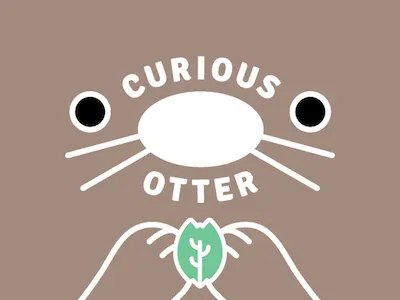 Curious Otter Chocolates branding graphic design identity illustration kawaii typography