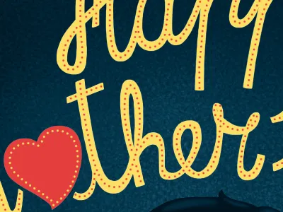 Mother's Day typography