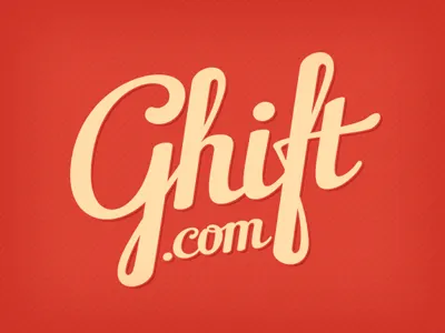 Ghift branding brush calligraphy lettering logo type typeface typography