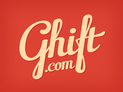 Ghift branding brush calligraphy lettering logo type typeface typography