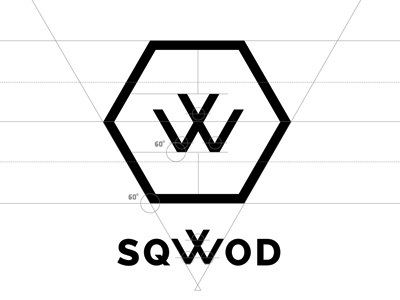 Rejected fitness logo angle crossfit fitness geometry hexagon logo shape