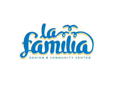 La Familia Logo branding hand lettering illustrsted typography logo design typography