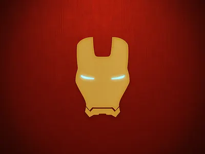 Iron Man comics gold illustrator ironman marvel minimal movie photoshop red superhero test vector