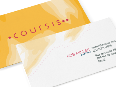 Coursis Brand Concept branding print