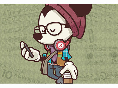 Happiest Hipster On Earth - WonderGround Gallery disney disneyland hipster mickey mouse wonderground gallery