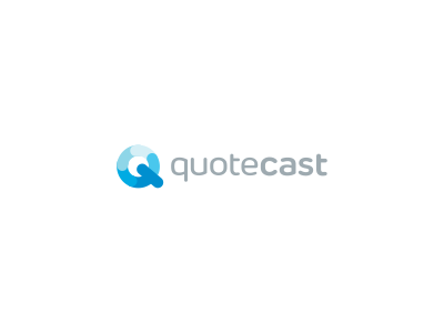 Quotecast Logo Design app application blue brand branding cast circle design icon identity logo logo design logo design symbol logo mark logo symbol magnifier mark monogram ocean pitch q quotation quote quotes search search symbol spinning symbol system utopia