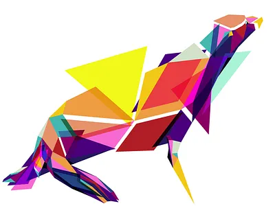 Sea Lion animals lion polygons polymals sea seal zoo