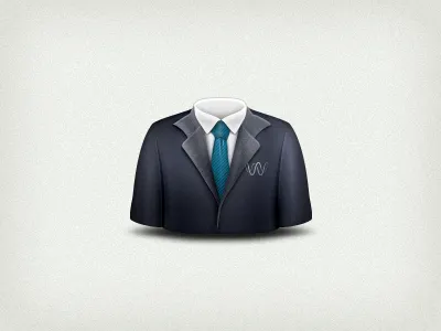 Interview Icon - WIP business company icon interview suit texture tie