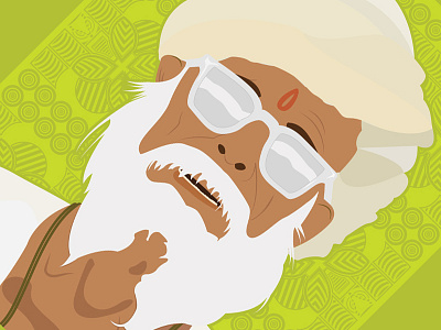 Turban Swagg india indian man sun glasses swag vector