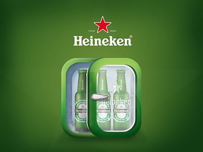 An Ice Cold Beer @2x app icon bar fridge beer drink fridge frosty heineken ice cold icon illustrator ipad iphone photoshop ui