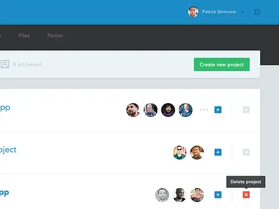 Simple Admin admin blue button dashboard green icon interface manager project ui user ux web website