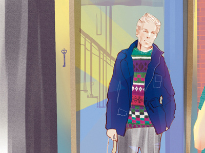 Teen magazine illustration april