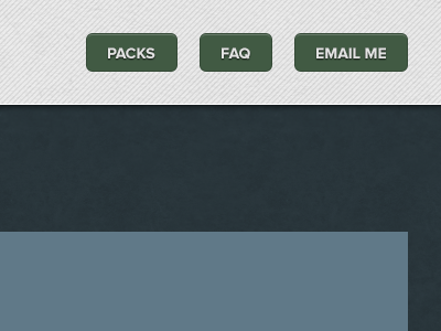 Buttons actually still in progress blue buttons green grey navigation wip