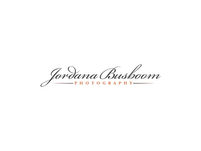Jordana Busboom Photography Wordmark branding logo photography wordmark
