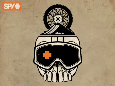 Spy Or Die Final Moto action sports artwork design graphic design icon illustration marketing motocross poster spy