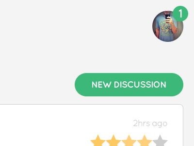 a thing i made avatar button circle interface rating rounded stars ui