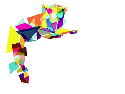 Red Panda animals panda polygons polymals red zoo