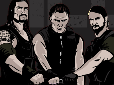 Shield final drawing illustration shield wwe