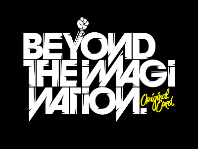 Beyond The Imagination avant avant garde beyond design font garde imagination inspiration letters shadyau type type treatment typo typography wbd yellow