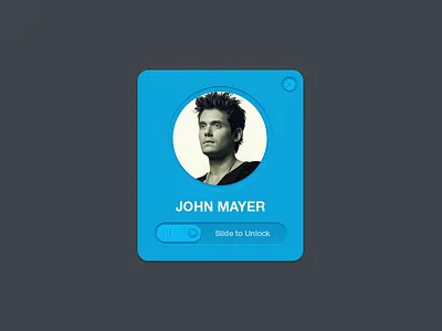 Slide It To Unlock blue clean dark inlock john mayer lock psd scroll to unlock slide slide to unlock ui ux